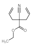 ethyl 2-cyano-2-prop-2-enyl-pent-4-enoate Structure