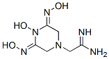 N-Hydroxy-3,5-bis(hydroxyimino)-1-piperazineethanimidamide Structure