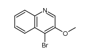 4--bromo--3--methoxyquinoline Structure