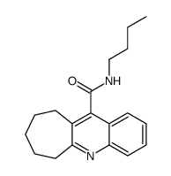 N-butyl-7,8,9,10-tetrahydro-6H-cyclohepta[b]quinoline-11-carboxamide Structure