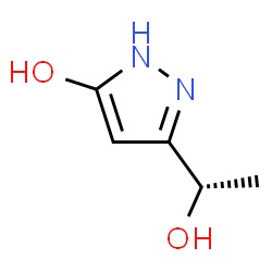 1H-Pyrazole-3-methanol, 5-hydroxy-alpha-methyl-, (alphaS)- (9CI)结构式
