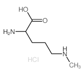 2-amino-5-methylamino-pentanoic acid结构式