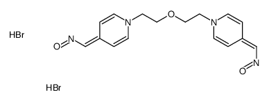 oxo-[[1-[2-[2-[4-(oxoazaniumylmethylidene)pyridin-1-yl]ethoxy]ethyl]pyridin-4-ylidene]methyl]azanium,dibromide Structure