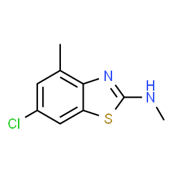 2-Benzothiazolamine,6-chloro-N,4-dimethyl-(9CI) Structure