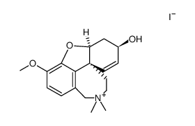 (4aS,6R,8aS)-4a,5,9,10,11,12-hexahydro-6-hydroxy-3-methoxy-11,11-dimethyl-6H-[1]benzofuro[3a,3,2-ef][2]benzazepin-11-ium iodide Structure