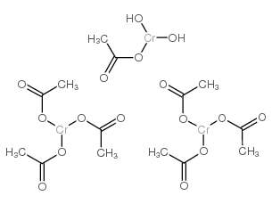 Chromium acetate hydroxide Structure