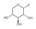 α-D-xylopyranosyl fluoride Structure