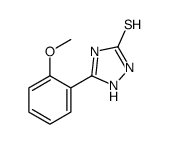 5-(2-methoxyphenyl)-1,2-dihydro-1,2,4-triazole-3-thione结构式