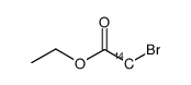 ethyl bromoacetate, [2-14c]结构式
