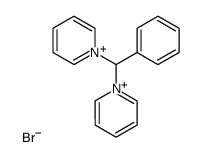 1,1'-(phenylmethylene)bis-pyridinium dibromide Structure