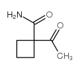 Cyclobutanecarboxamide, 1-acetyl- (9CI)结构式