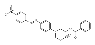 2-[-N-(2-cyanoethyl)-4-[(p-nitrophenyl)azo]anilino]ethyl benzoate picture