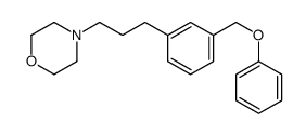 4-[3-[3-(phenoxymethyl)phenyl]propyl]morpholine Structure