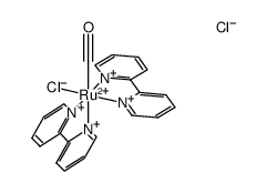 [Ru(H-bpy)2(CO)Cl]Cl Structure