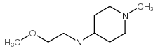 N-(2-methoxyethyl)-1-methylpiperidin-4-amine Structure