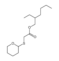 2-ethylhexyl 2-(oxan-2-ylsulfanyl)acetate Structure