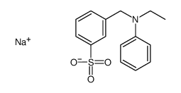 sodium 3-[(ethylanilino)methyl]benzenesulphonate Structure