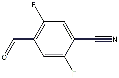 2,5-difluoro-4-formylbenzonitrile Structure