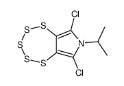 6,8-dichloro-7-isopropyl-7H-[1,2,3,4,5]pentathiepino[6,7-c]pyrrole Structure
