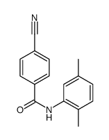 4-cyano-N-(2,5-dimethylphenyl)benzamide Structure