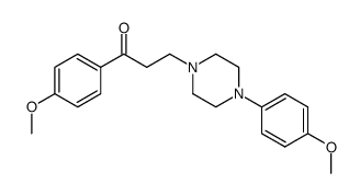 1-(4-methoxyphenyl)-3-(4-(4-methoxyphenyl)piperazin-1-yl)propan-1-one Structure