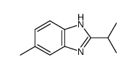 2-isopropyl-5-methyl-1H-benzo[d]imidazole结构式