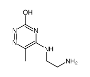 5-[(2-Aminoethyl)amino]-6-methyl-1,2,4-triazin-3(2H)-one Structure