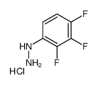 2,3,4-TRIFLUOROPHENYLHYDAZINE HYDROCHLORIDE Structure