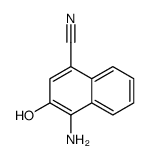 4-amino-3-hydroxynaphthalene-1-carbonitrile Structure