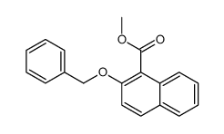 methyl 2-phenylmethoxynaphthalene-1-carboxylate Structure