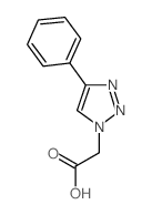 (4-Phenyl-[1,2,3]triazol-1-yl)-acetic acid结构式