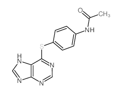 Acetamide,N-[4-(9H-purin-6-ylthio)phenyl]- picture