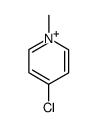 4-chloro-1-methyl-pyridinium结构式