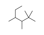 2,2,3,4-tetramethylhexane Structure
