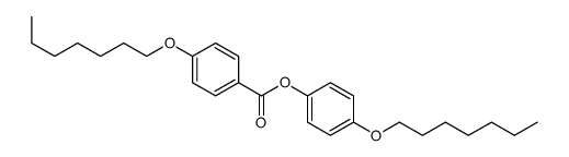 (4-heptoxyphenyl) 4-heptoxybenzoate结构式