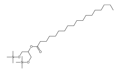 Octadecanoic acid 2-trimethylsilyloxy-1-[(trimethylsilyloxy)methyl]ethyl ester结构式