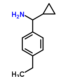 1-Cyclopropyl-1-(4-ethylphenyl)methanamine结构式