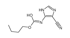 butyl N-(5-cyano-1H-imidazol-4-yl)carbamate结构式