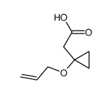 2-(1-(allyloxy)cyclopropyl)acetic acid结构式