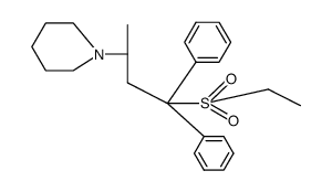 1-(3-ethanesulfonyl-1-methyl-3,3-diphenyl-propyl)-piperidine Structure