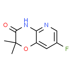 2H-Pyrido[3,2-b]-1,4-oxazin-3(4H)-one,7-fluoro-2,2-dimethyl-(9CI)结构式