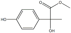 α,4-Dihydroxy-α-methylbenzeneacetic acid methyl ester structure