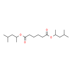 Hexanedioic acid bis(1,3-dimethylbutyl) ester结构式