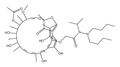 Rifamycin B dibutylpropylhydrazide结构式
