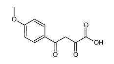 4-(4-甲氧基苯基)-2,4-二氧丁酸结构式