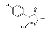 3-(4-chlorophenyl)-5-methylimidazolidine-2,4-dione结构式