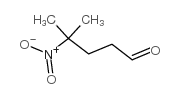 4-Methyl-4-nitrovaleraldehyde structure