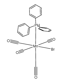 {(PPh3)manganese(carbonyl)4 bromide}结构式
