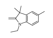 1-ethyl-3,3,5-trimethyl-2-methylideneindole结构式