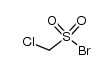 1-Chloro Methane sulfonyl bromide Structure